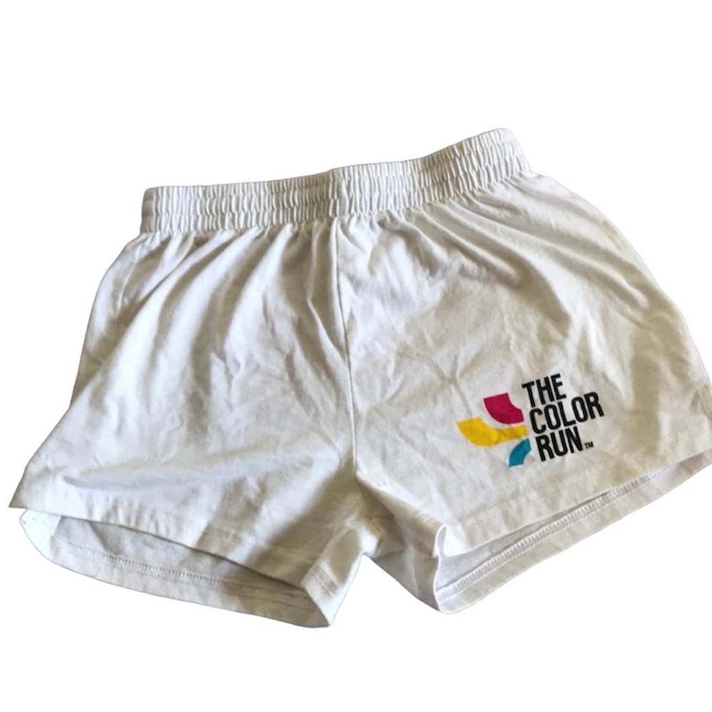 NWOT The Color Run Shorts in White